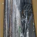 Hisencn Replacement Parts for Chargriller 3001, 3008, 3030, 4000, 5050, 5252 Gas Grill Models, Stainless Steel Burner, Porcelain Steel Heat Plate, Porcelain Cast Iron Cooking Grid Grates (Black)