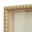 Love-KANKEI Shadow Box Frame 11x14, Deep Large Shadow Box Display Case with Unique Beads Door and Glass Window, Wood Memory Box for Pictures,Medals,Memorabilia,Collections Natural