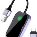 ySky Wireless Carplay Adapter, Converts Wired to Wireless carplay Adapter for iPhone, Wireless Control Carplay for Cars from 2017 & for iPhone iOS 10+, Mini Car Play Adapter for iPhone (Plug & Play)