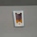 Hanukah Candle Dripless Chanukah Hanukkah Candles Decorative Purple, Blue, Orange Orange Frosted Stripes - 45 Candles 1-Hour Burn Time (Single)