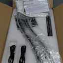 Daunton Modern Battery Operated Wall Sconce Set of 2, Black Dimmable LED Wall Light with Remote Control, 3CCT Adjustable, Timer& Memory Function, Wireless Wall Light for TV Wall Living Room Bedroom