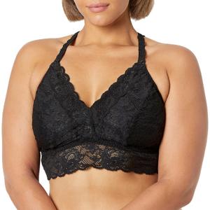 Cosabella Women's Plus Size NSN RCR Girlie Mat Bralet Ext (1X, Black)