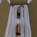 Wall Sconces Set of Two Brushed Brass Gold LED Modern Linear Sconces Indoor Sconces Set of 2 Wall Lamps for Living Room (24in, brass gold360)