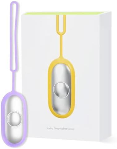 Sufeasdf Portable Sleep Instrument for Deep Sleep & Relaxation, Brain Massage Device to Relieve Headache, Focus & Adjust Heart Rate, Compact and Easy to Carry-Purple