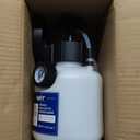 Orion Motor Tech Brake Bleeder Kit, One Person 2.5L Brake Fluid Extractor Compatible with Ford VW BMW More, Brake Pressure Bleeder with 2.6qt Bottle Vacuum Gauge Hose Cap Wrench & European Adapter (Blue)