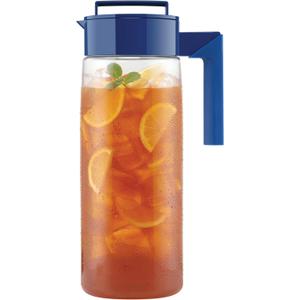 Takeya Patented and Airtight Pitcher Made in the USA, 2 Quart, Blueberry, 10034 (64 Ounces)
