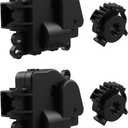 2 Sets 604-045 HVAC Heater Blend Door Actuator with Gear Fit for Jeep Grand Cherokee & Dodge Durango 2011-2013, HVAC Blend Door Actuator Replace 68079488AA 68214880AA
