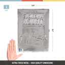 Nostalgic-Art Retro Tin Sign, Ford  F100  Gift idea for car accessories fans, Metal Plaque, Vintage design for wall decoration, 11.8" x 15.7"