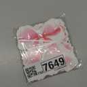 Neyeidru Bow Birthday Decorations Banner - 4Pcs Pink Bow Banner for Coquette Birthday Decorations Bow Garland Bunting for Girls Bow Party Decor Favor Supplies