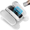 Under Desk Elliptical Exercise Machine, Elliptical Leg Exerciser as Seen on TV, 12 Speeds Leg Exerciser While Sitting for Seniors, Electric Seated Foot Pedal Exerciser for Home Gift for Women