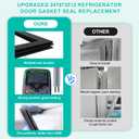 Upgraded 241872512 Refrigerator Door Gasket Compatible With Frigidaire Refrigerator Door Seal Part Replaces 240514612 240542112 240542124 5304439526 Fridge Door Gasket for Kenmore Freezer Door Gasket