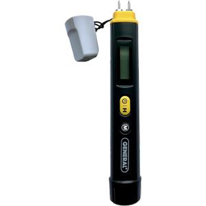 General Tools Compact Digital Moisture Meter MMP100  Pin-Style Tool Detects Moisture in Wood and Building Materials to Help Identify Targeted Moisture Levels and Prevent Water Damage