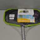 EcoNour Large 17.5" Swimming Pool Net | Heavy Duty Pool Leaf Catcher for Pool Cleaning | Reinforced Double Layer Leaf Skimmer Net for in and Above Ground Pools | Leaf Rake Net for Pond