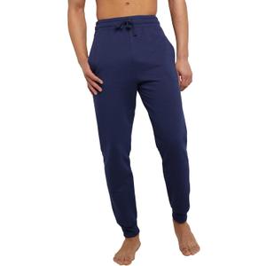Hanes Men's Joggers, EcoSmart Fleece Sweatpants for Men, Men's Lounge Pants, 30.5" (Medium, Navy)