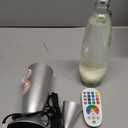 Lazzgan 17 Color Changing LED Liquid Motion Lamp: 16 inches Night Lights with Remote Control, Home Decoration Mood Lighting, Christmas Gifts Table Lamp for Adults and Kids Bedroom,White Wax