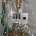 3 Pieces of Elegant Metal Bow Candle Holders with a Candle Extinguisher, in 3 Sizes, Perfect for Table centerpieces, fireplaces, Home Decor, Wedding and Party Decorations