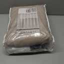 Topfinel Linen 100% Blackout Pinch Pleated Curtains 2 Panels 102 Inch Long, 40"W x 102"L