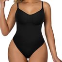 SHAPERX Women's Shapewear Bodysuit Tummy Control Body Shaper Seamless Sculpting Snatched Waist Body Suit, L-XL