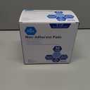 MED PRIDE Sterile Nonstick Pads for Wound Care, Absorbent Non-Adherent, Painless Removal, Individually Wrapped (3x8 Inch (Pack of 50))