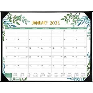 2026 Desk Calendar - Desk Calendar 2026 Large 22'' x 17'', from January to December, 12 Months Calendars with Protect Corner