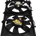 Cooling Fan 620-333 for Mitsubishi for Lancer 2003-2007 Black Driver Passenger Side/LH RH Electric Cooling Fan