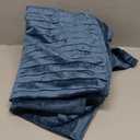 Velvet Curtains, 37x84" Blue