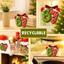 2 x 67 Christmas Ornament - 67 Ornaments for Christmas Tree 2025 - Funny 6 7 for Teens, Kids - Viral Xmas Acrylic Decoration, Teen Girls Trendy Stuff - Meme Funny White Elephant Gifts