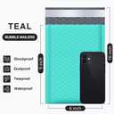 UCGOU Bubble Mailers 6x10 Inch Teal 50 Pack Poly Padded Envelopes Small Business Mailing Packages Opaque Self Seal Adhesive Waterproof Boutique Shipping Bags for Jewelry Makeup Supplies