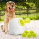 ALL FOR PAWS Automatic Dog Ball Launcher for Medium to Large Dogs, Interactive Tennis Ball Thrower, Rechargeable Dog Toy Mental Stimulation Training Game for Energetic Dogs