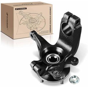A-Premium Front Left Steering Knuckle & Wheel Bearing Hub Assembly Compatible with Ford Focus 2006-2011, w/4-Lug, Driver Side