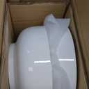 MALACASA Serving Bowls, 114 OZ(10") Extra Large Salad Bowls Set of 2, Porcelain White Serving Bowls for Salad, Soup, Pasta and Dinner, Large Ceramic Bowl Set for Entertaining, Series REGULAR