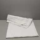 NICETOWN Bedroom Curtains - Window Treatment Rod Pocket Curtains/Drapes for Bedroom (2 Panels, 42 by 63, White)