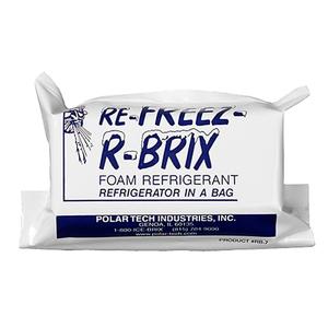 Polar Tech - RB 30 RB30 Re-Freez-R-Brix Foam Refrigerant Pack, 9" Length x 4" Width x 1-1/2" Thick (Case of 3)
