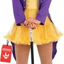 fun shack Womens Chocolate Factory Owner Costume, Halloween Teacher Womens Book Character Costumes for Adults (X-Large, Yellow)