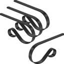 Doitory Christmas Stocking Holder Hanger,4 Pack Adjustable Stocking Holders for Mantle and Fireplace Metal Decoration for Xmas Holiday Party