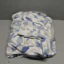 Chanasya Premium Layered Leaf Duvet Cover Set - Duvet Cover (104 x 90) & 2 Pillow Shams (20 x 36) - 3-Piece Set, King Size, Blue Taupe