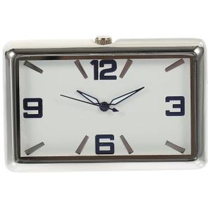 ASAKKURA Square Adhesive Car Dashboard Clock Compact Tiny Analog Timepiece for Car Decor Office Home Use Easy Installation and Space Saving Design