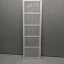 VOISEN Return Air Grille,Fits 30x8 Duct Opening,Steel Return Vent Cover, White Vent Cover Grill for Sidewall and Ceiling,HAVC Cold Air Return Vent Cover,Overall Size:31.8"W X 9.8"H