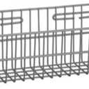 R&B Wire 2250 19.5 in. L x 6 in. W x 4.5 in. D Metal Medical Storage Basket