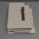 StorageWorks Closet Storage Bins, Trapezoid Organizer Box for Shelves, Fabric Clothes Bin, Foldable Organizing Baskets with Handles, Large, Ivory White, 3-Pack