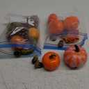 FEPITO 56 Pcs Fall Thanksgiving Decorations, Mini Artificial Pumpkins, Pine Cones, Fall Leaves, Acorns for Fall Party Decorations, Autumn Decorating Kit Halloween Thanksgiving Party Supplies