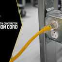 Southwire Yellow Jacket Heavy Duty Extension Cord - Reliable Outdoor Power for Tools & Equipment - Lighted End with Weather Resistant SJTW Jacket - 50 Foot