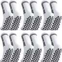 6 Pairs Non Slip Soccer Socks Stripe Anti Slip Football Baseball Athletic Soccer Socks for Men Women