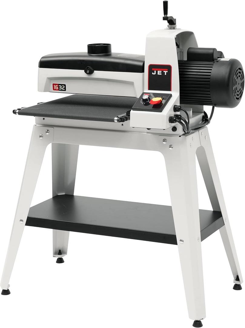 JET 16-Inch Drum Sander with Open Stand, 1-1/2 HP, 115V 1Ph (Model JWDS-1632)