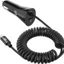 Syncwire iPhone Car Charger - Upgrade [Apple MFi Certified] 4.8A/24W Car Charging Adapter with Built-in Coiled Lightning Cable for Apple iPhone 14/13/12/11/Xs/XS Max/XR/X/8/7/6 Plus, iPad & More