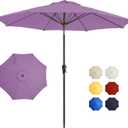 Patio Umbrella 9FT Outdoor Umbrella Patio Table for deck Purple
Large UPF50+ fade-resistant design, easy push-button tilt & crank, heavy-duty 8 sturdy ribs for pool backyard, deck& garden