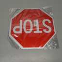 2 x 2-pack Stop Signs Red Stop Signage Aluminum Traffic Sign Warning Sign with 2 Pre-drilled Mount Holes, 30 X 30 cm