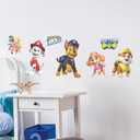 Paw Patrol Puppies Wall Decals - Chase Marshall Rubble Skye Vinyl Wall Sticker Bedroom Decorations - Paw Patrol Room Decor Peel and Stick