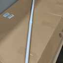 Jenacor Plastic Shower Rod Cover | 1 inch Diameter x 58 inches Long | White