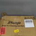 JSungo 10x10 FT Backdrop Stand for Parties, Adjustable Photo Backdrop Stand Kit with Carrying Bag, Portable Background Stand Backdrop for Wedding, Photoshoot, and Photo Studio (Black)